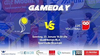 TSV Jona Volleyball vs Lausanne UC Qualifikation NLA 230122 [upl. by Noynek148]