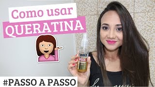 ♡ COMO USAR QUERATINA LÍQUIDA DA NIELY GOLD PASSO A PASSO ♡ [upl. by Sclar]