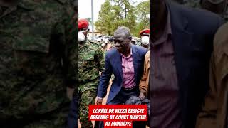 Cornel dr kizza besigye arriving at court martial at Makindye live besigye news uganda football [upl. by Tavy720]