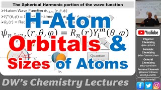 4448 L19 Hydrogen Atom Orbitals and the Hydrogenic Wave Function 2024 [upl. by Frodina]