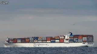 SAFMARINE MULANJE Container ship コンテナ船 Tokyo Bay 東京湾浦賀水道 2013DEC [upl. by Tobi743]