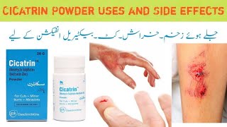 Cicatrin powder uses in urdu  how to treat cuts burns and itching [upl. by Nagem]