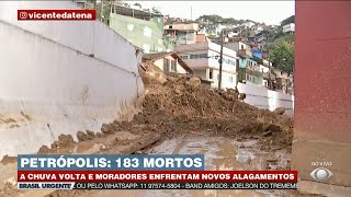 Petrópolis buscas pelo Morro da Oficina foram retomadas [upl. by Burlie]