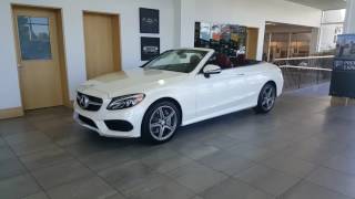 2017 MercedesBenz C300 Cabriolet 4MATIC  Silent Walkaround [upl. by Nahguav610]