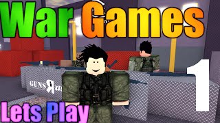 ROBLOX War Games Beta  Lets Play Ep 1  Berezaas new Game [upl. by Brynn]