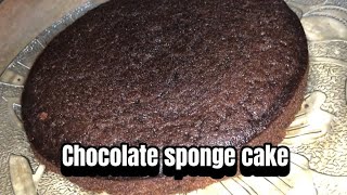 Chocolate sponge cake recipe 🥮 [upl. by Swen]