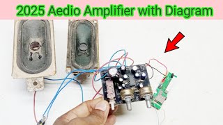 TEA2025B Bridge mode audio Amplifier wiring Poppu electronic [upl. by Vite]