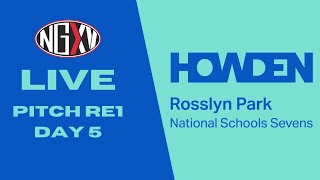 LIVE RUGBY HOWDEN ROSSLYN PARK NATIONAL SCHOOLS 7s  PITCH RE1 DAY 5 [upl. by Flossie979]