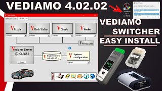 Exclusive Installation Vediamo 40202 for J2534 Openport 20 VXDIAG VCX C6 C5 C4  Full CBF [upl. by Gerge530]