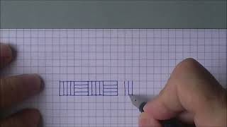 Grid Paper Doodling Simple Geometric Patterns for Beginners 19 [upl. by Niak368]