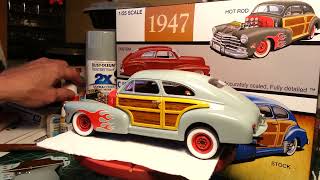 1947 Chevrolet Fleetmaster Model Kit Build Update3 [upl. by Nosiram]