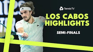 Zverev vs Thompson Midnight Marathon Tsitsipas vs Ruud  Los Cabos 2024 SemiFinal Highlights [upl. by Bac]