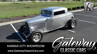 1932 Ford Coupe Gateway Classic Cars Kansas City 934 [upl. by Alled]