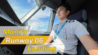 Airbus A330 Spectacular Afternoon Approach and Landing into MANILAs Runway 06  Pilotalkshow [upl. by Tucker]