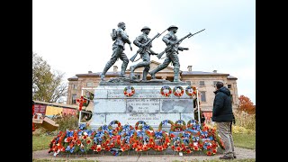 Charlottetown Remembrance Day Ceremony 2023 [upl. by Airolg525]