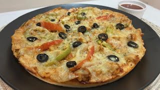 Delicious Chicken Fajita Pizza 🍕 by Taste amp Beyond [upl. by Fattal]