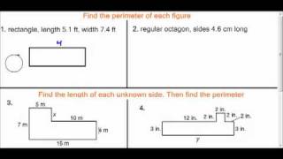 161 Perimeter of Regular and Irregular Polygonsmp4 [upl. by Asiulana451]