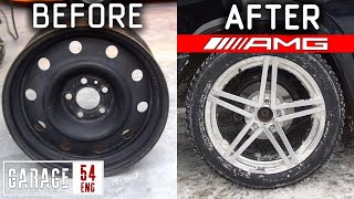 DIY AMG replica wheel made from a steelie [upl. by Dedra]