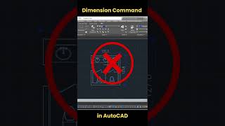 Dimension Command in AutoCAD shorts [upl. by Asiluy]