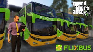 GTA V  DANS LA PEAU DUNCONDUCTEUR FLIXBUS 2  FR [upl. by Rudwik]