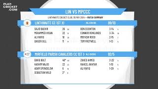 Linthwaite CC 1st XI v Mirfield Parish Cavaliers CC 1st XI [upl. by Merras]