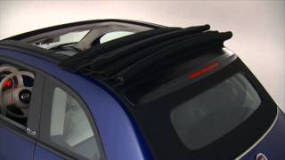 2013 Fiat 500  Convertible Top Operation [upl. by Risteau869]