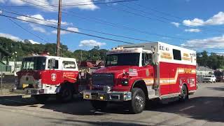 Tarrytown Fire Utility 61 responding to I87 for a motor vehicle fire [upl. by Deloris]