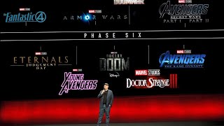 Marvel Studios D23 PHASE 6 SLATE REVEAL MOVIES amp SHOWS REPORT [upl. by Blake]