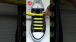 How To Tie Shoelaces Shoe Lacing Styles shoelace Shorts [upl. by Haskel]