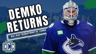 THATCHER DEMKO WILL PLAY TUESDAY NIGHT VS FLAMES [upl. by Naillimixam]