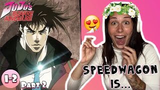 ❤️JOSEPH JOESTAR❤️ Jojos Bizarre Adventure Part 2 Episode 1 and 2 REACTION  REVIEW [upl. by Valaree614]