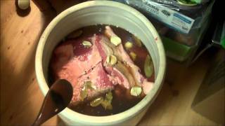 Homemade Pressure Canning Corned Beef from Brisket Part I [upl. by Anawyt]