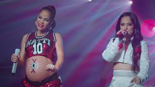 Natti Natasha x Becky G  Ram Pam Pam  Live On The Tonight Show Starring Jimmy Fallon [upl. by Helve]