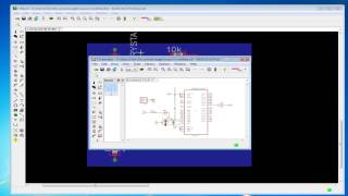 EAGLE HAB  Lesson 2  ATMega328P Basics PCB [upl. by Rebliw]