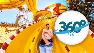 360° VR All Water Slides  Homair Les Lacs Du Verdon [upl. by Buzz681]