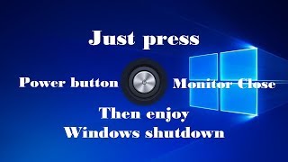 Shut down sleep or hibernate your PC just press power button [upl. by Aniz]