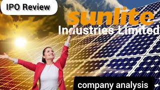 Sunlite Recycling Industries Ltd IPO Details  Company Details and IPO Review  Stock Market [upl. by Ehrsam264]