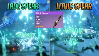 Lithic Spear UNDERRATED Weapon For Xiao [upl. by Ybeloc]