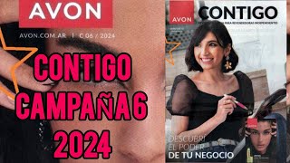 CATÁLOGO AVON CONTIGO CAMPAÑA 6 2024 [upl. by Rape97]