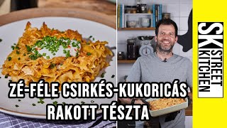 Zéféle csirkés🌽 KUKORICÁS🌽 rakott tészta [upl. by Yennek980]