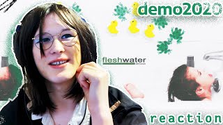 FIRST TIME REACTION  Demo2020 by Fleshwater [upl. by Kahaleel621]