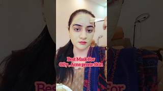 Best mask for Oily acne prone skin madehashabbir skincare fyp oilyskin acne shorts [upl. by Faludi]