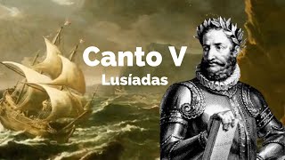 Lusíadas  Camões Canto V [upl. by Arvonio]