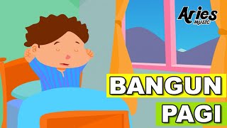 Alif amp Mimi  Bangun Pagi Animasi 2D lagu kanak kanak [upl. by Apps]