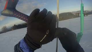 Snowkiting Slovakia  Lom nad Rimavicou 2023 [upl. by Ethbun]