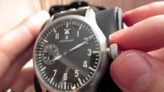 Steinhart Nav BUhr Flieger Pilots Watch Unboxing [upl. by Gessner]