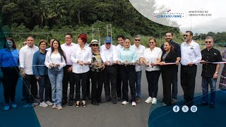 Ministro del MOP inaugura carretera Presidente Roberto F Chiari [upl. by Jenkins]