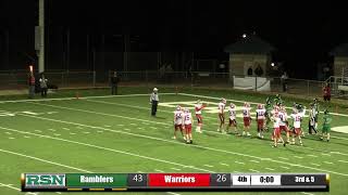 Regis Ramblers Football vs Neillsville1052023 [upl. by Mahon]