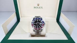 Rolex Pepsi GMT 126710BLRO  Unboxing and First impressions [upl. by Alby]