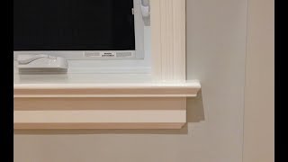 How to Make Window Sills amp Apron  Woodworking Finish Carpentry [upl. by Zales981]